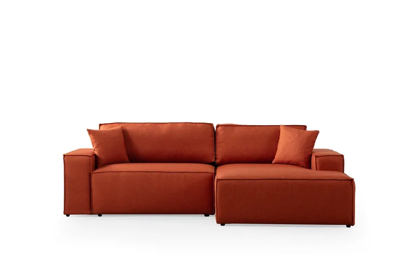 Munehiro Hörnbäddsoffa - Orange - Möbler - Soffa - Bäddsoffa