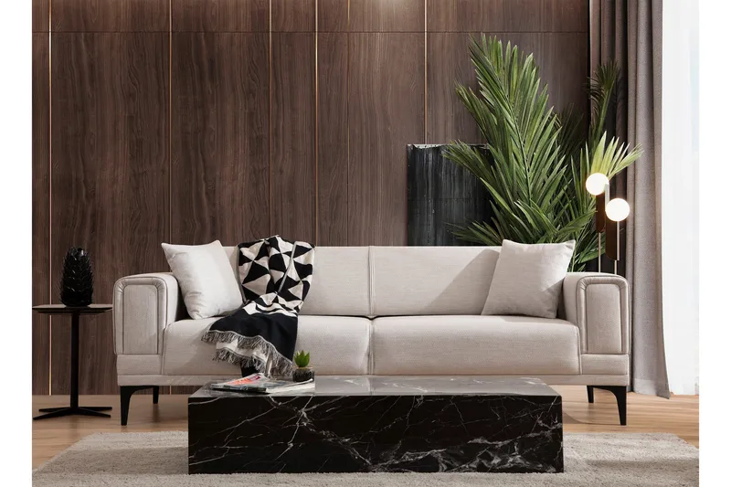 Naoko 3-sits Bäddsoffa - Beige - Möbler - Soffa - Bäddsoffa