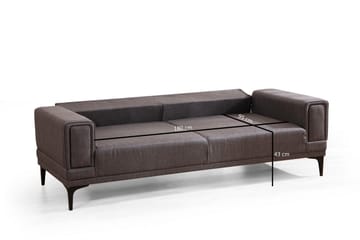 Naoko 3-sits Bäddsoffa - Mörkgrå - Möbler - Soffa - Bäddsoffa