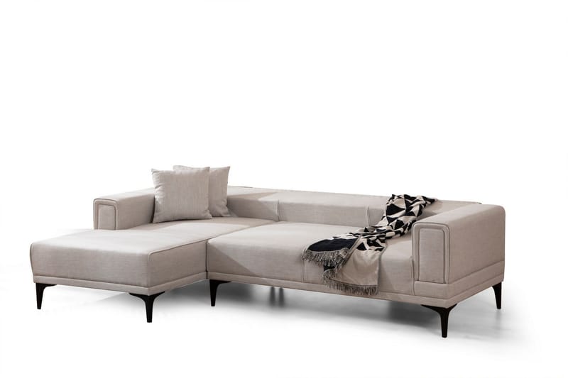 Naoko Bäddsoffa med divan - Beige - Möbler - Soffa - Bäddsoffa