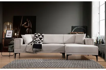Naoko Bäddsoffa med divan - Beige - Möbler - Soffa - Bäddsoffa