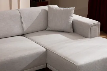 Naoko Bäddsoffa med divan - Beige - Möbler - Soffa - Bäddsoffa