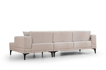 Naoko Bäddsoffa med divan - Beige - Möbler - Soffa - Bäddsoffa
