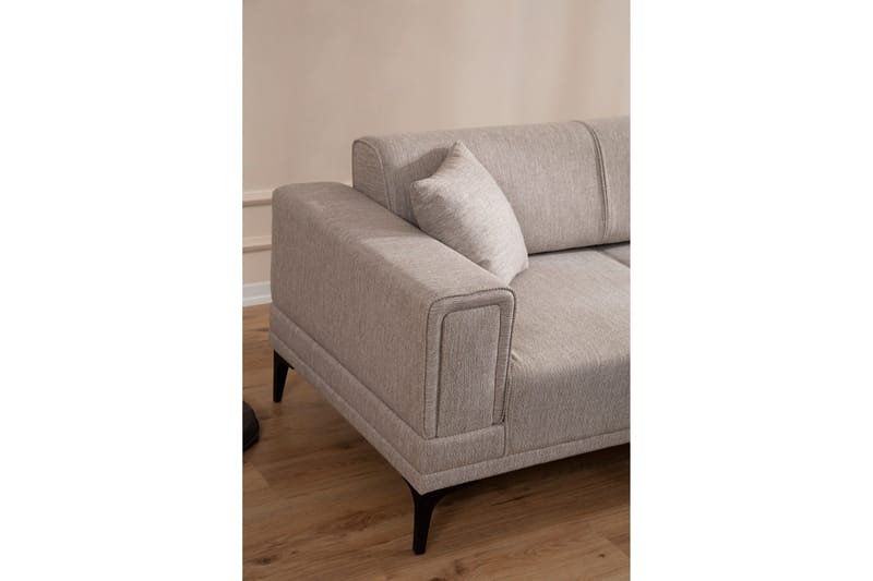 Naoko Bäddsoffa med divan - Ljusbrun - Möbler - Soffa - Bäddsoffa