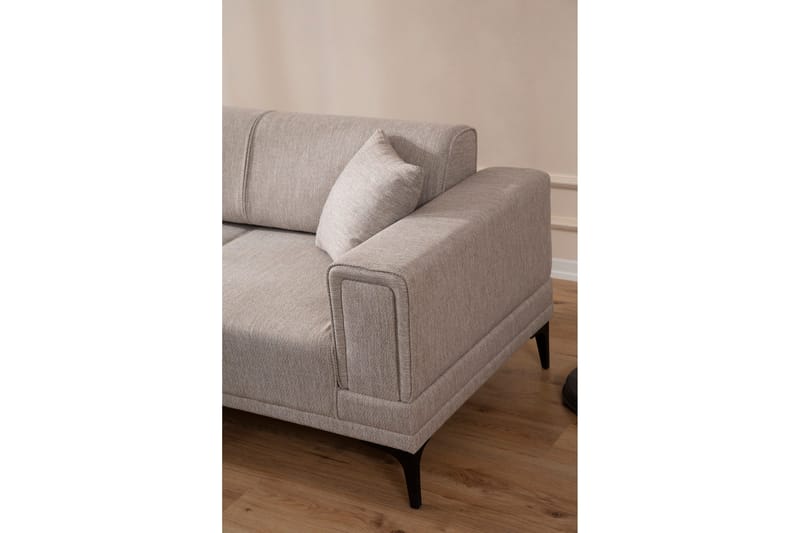 Naoko Bäddsoffa med divan - Ljusbrun - Möbler - Soffa - Bäddsoffa