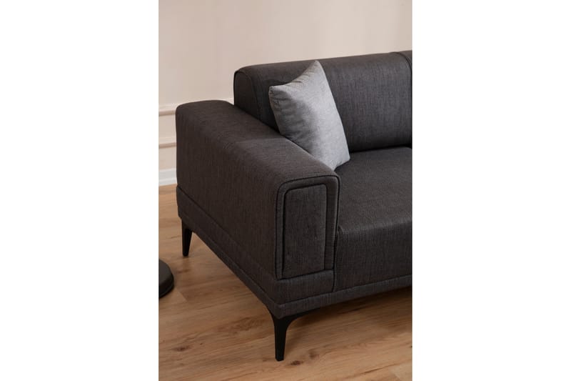 Naoko Bäddsoffa med divan - Mörkgrå - Möbler - Soffa - Bäddsoffa