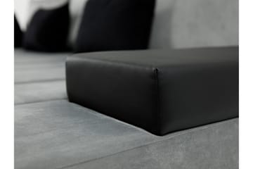 Naoma 3-sits Bäddsoffa med Divan L-formad Höger med Förvarin - Sammet/Grå - Möbler - Soffa - Bäddsoffa