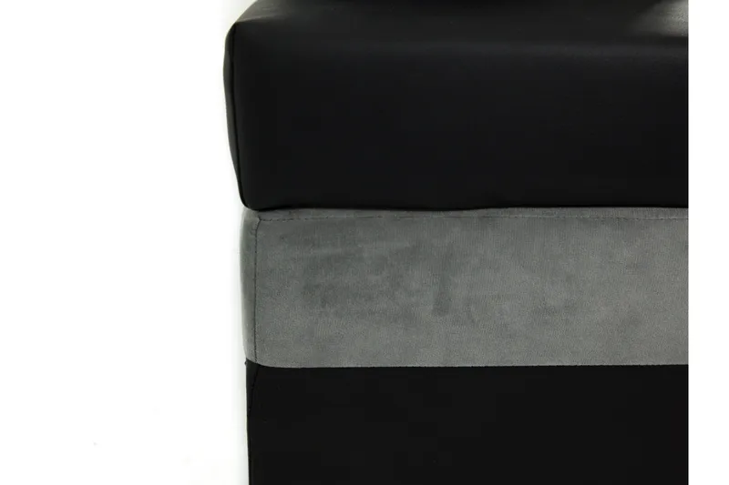 Naoma 3-sits Bäddsoffa med Divan L-formad Vänster med Förvar - Sammet/Grå - Möbler - Soffa - Bäddsoffa