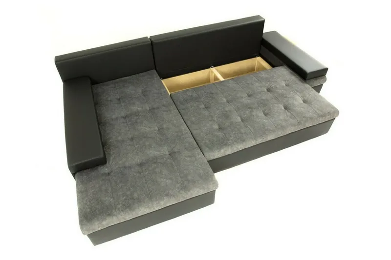 Naoma 3-sits Hörnbäddsoffa Dark blue - Möbler - Soffa - Bäddsoffa