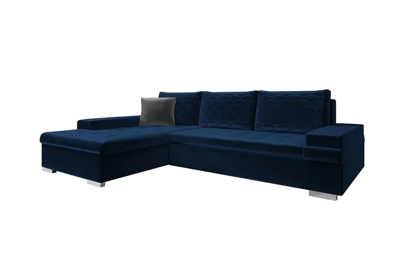 Naoma 3-sits Hörnbäddsoffa Dark blue, undefined