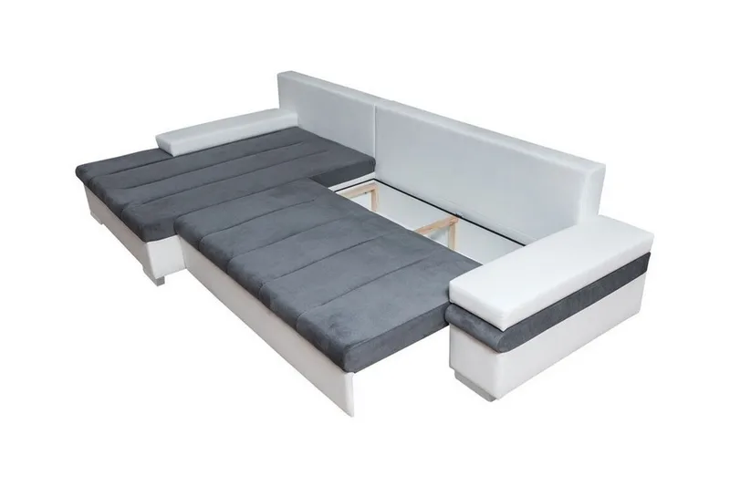Naoma 3-sits Hörnbäddsoffa NO_BRAND Beige - Möbler - Soffa - Bäddsoffa