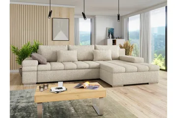 Naoma 3-sits Hörnbäddsoffa - Möbler - Soffa - Bäddsoffa