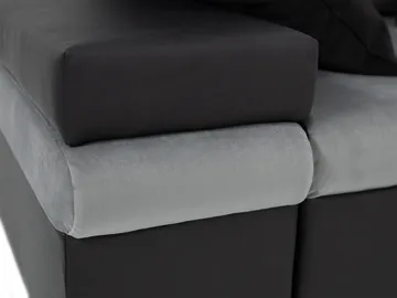 Naoma 4-sits Bäddsoffa divan höger med förvaring - grå - Möbler - Soffa - Bäddsoffa