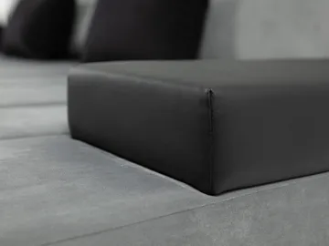 Naoma 4-sits Bäddsoffa divan höger med förvaring - grå - Möbler - Soffa - Bäddsoffa