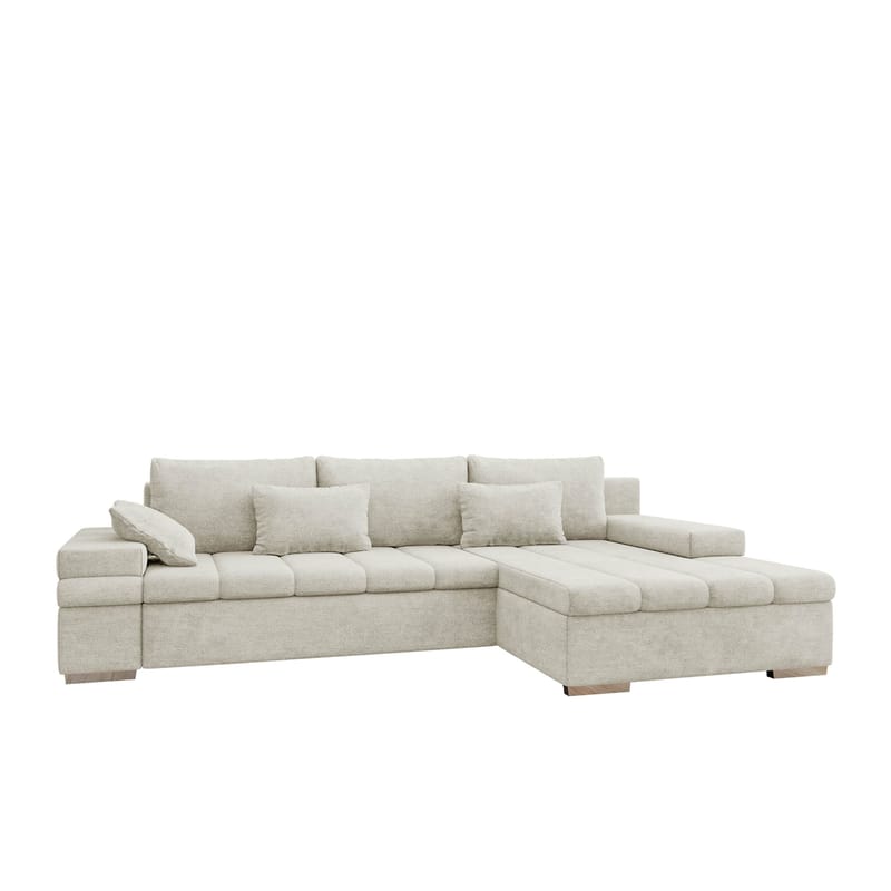 Naoma 4-sits Bäddsoffa divan höger med förvaring, undefined