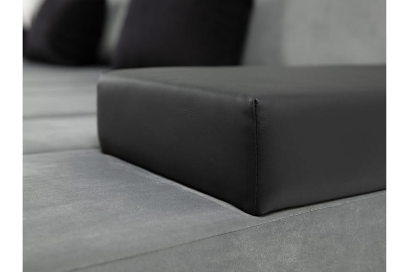 Naoma Bäddsoffa m. Divan 3-sits - Svart - Möbler - Soffa - Bäddsoffa
