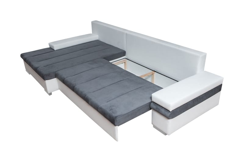 Naoma Bäddsoffa m. Divan 3-sits - Svart - Möbler - Soffa - Bäddsoffa