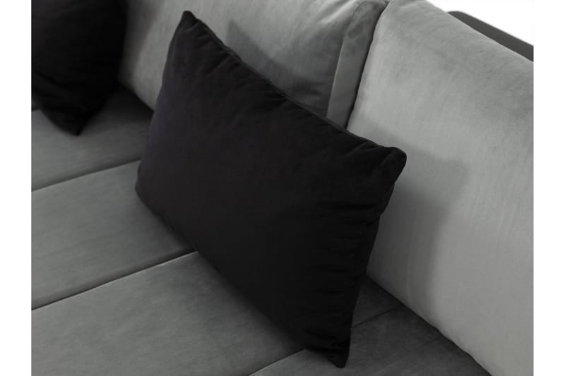 Naoma Bäddsoffa m. Divan 3-sits - Svart - Möbler - Soffa - Bäddsoffa