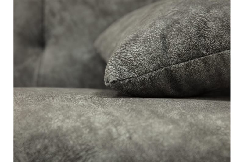 Naoma Bäddsoffa m. Divan 3-sits - Svart/Brun - Möbler - Soffa - Bäddsoffa