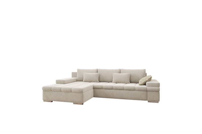 Naoma Bäddsoffa med Divan 4-sits - Beige - Möbler - Soffa - Bäddsoffa
