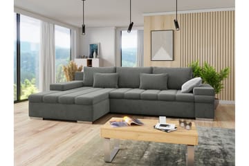 Naoma Bäddsoffa med Divan 4-sits - Grå - Möbler - Soffa - Bäddsoffa