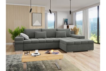 Naoma Bäddsoffa med Divan 4-sits - Grå - Möbler - Soffa - Bäddsoffa