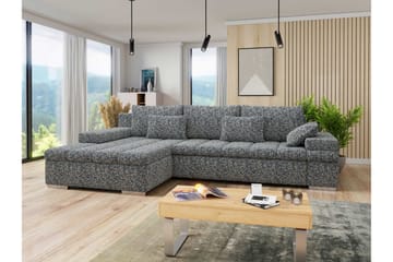 Naoma Bäddsoffa med Divan 4-sits - Marinblå - Möbler - Soffa - Bäddsoffa