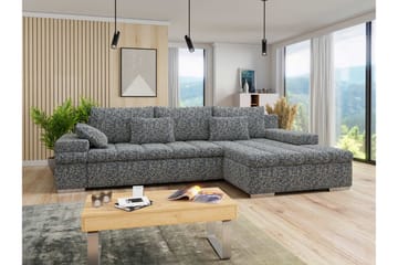 Naoma Bäddsoffa med Divan 4-sits - Marinblå - Möbler - Soffa - Bäddsoffa