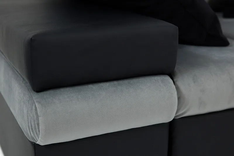 Naoma Divanbäddsoffa 310x175x83 cm - Grå - Möbler - Soffa - Bäddsoffa