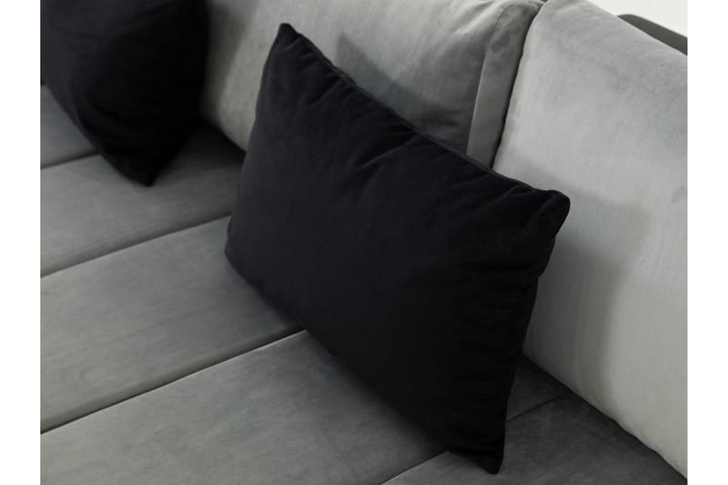 Naoma Divanbäddsoffa 310x175x83 cm - Grå - Möbler - Soffa - Bäddsoffa