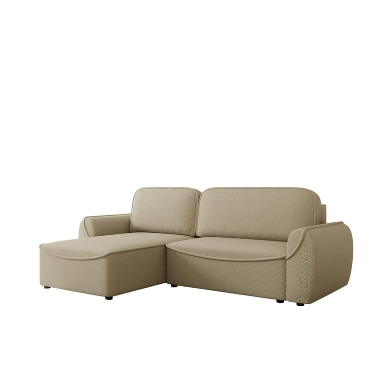 Navrel 3-sits Bäddsoffa med Divan och förvaring, Beige