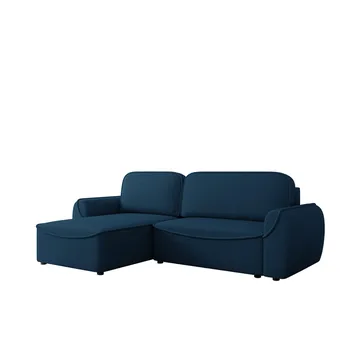 Navrel 3-sits Bäddsoffa med Divan och förvaring - Blå - Möbler - Soffa - Bäddsoffa
