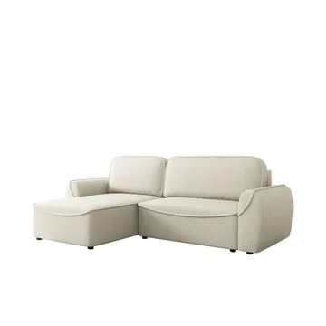 Navrel 3-sits Bäddsoffa med Divan och förvaring - Ljusbeige - Möbler - Soffa - Bäddsoffa