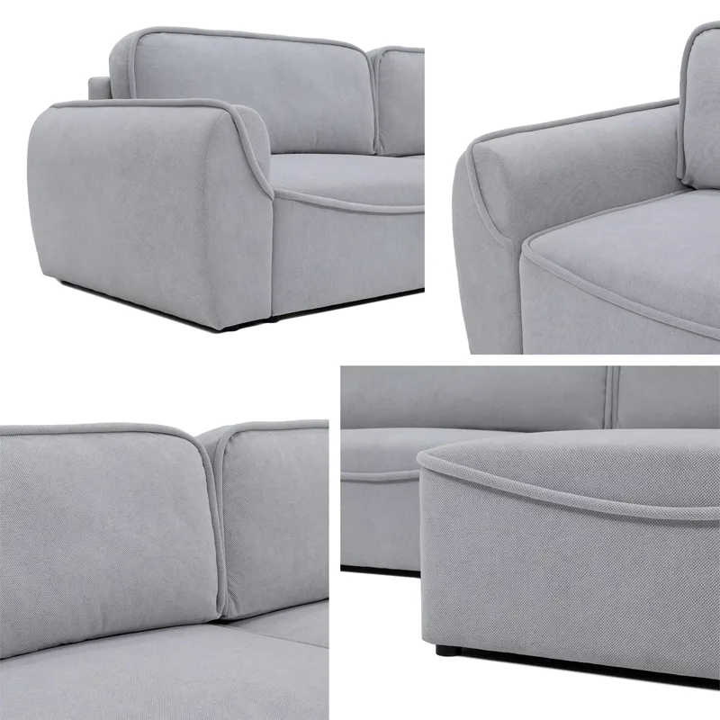 Navrel 3-sits Bäddsoffa med Divan och förvaring - Oliv - Möbler - Soffa - Bäddsoffa