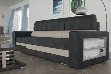 Nemo Bäddsoffa 236x92x88 cm - Grå - Möbler - Soffa - Bäddsoffa