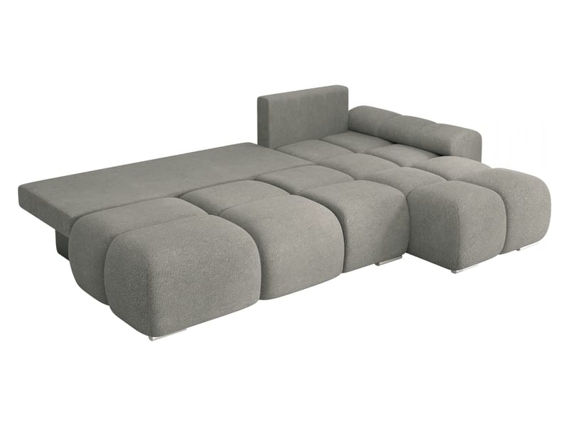 Nessa 4-sits Bäddsoffa divan vänster med förvaring - beige - Möbler - Soffa - Bäddsoffa