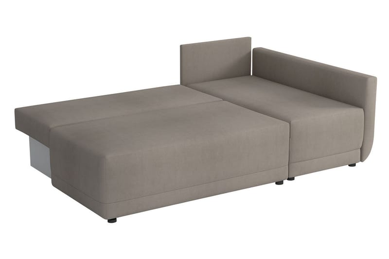 Nestor Hörnsoffa Höger LED-belysning - Grå - Möbler - Soffa - Bäddsoffa