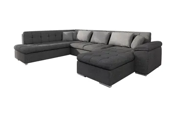Niko U-Bäddsoffa 350x205x76 cm Divan Höger