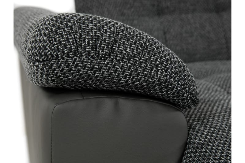 Niko U-Bäddsoffa 350x205x76 cm Divan Höger - Vit/Grå - Möbler - Soffa - Bäddsoffa