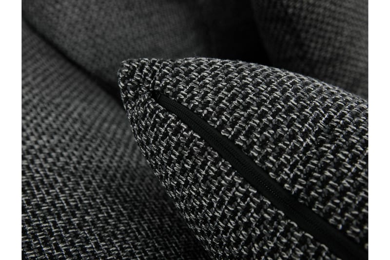 Niko U-Bäddsoffa 350x205x76 cm Divan Vänster - Grå/Svart - Möbler - Soffa - Bäddsoffa