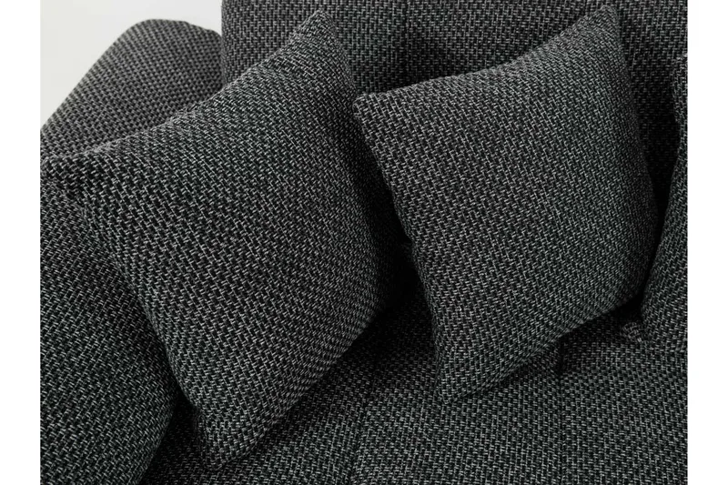 Niko U-Bäddsoffa 350x205x76 cm Divan Vänster - Mörkgrå - Möbler - Soffa - Bäddsoffa