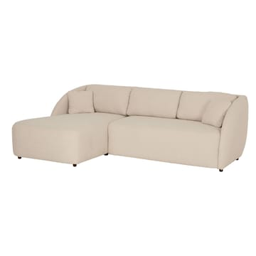 Norrby 3-sits Vänstervänd Längsbäddad Bäddsoffa 142.5x224 cm i Tyg - Beige - Möbler - Soffa - Bäddsoffa