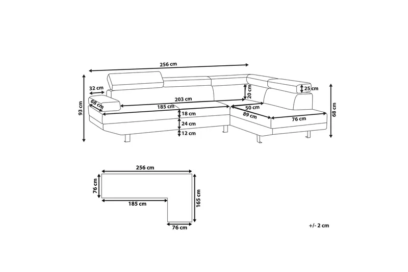 Norreia 5-sits Hörnbäddsoffa Vänster - Sammet/Grön - Möbler - Soffa - Bäddsoffa