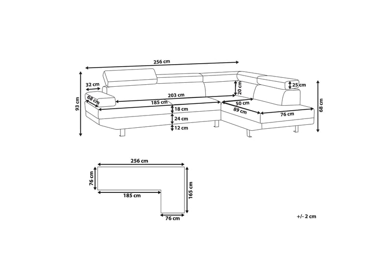 Norreia 5-sits Hörnbäddsoffa Vänster - Sammet/Grön - Möbler - Soffa - Bäddsoffa