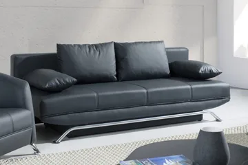 Olier Bäddsoffa 200x100x85 cm - Svart - Möbler - Soffa - Bäddsoffa