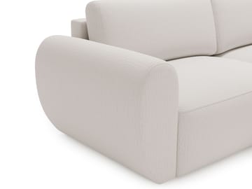 Osvar 3-sits Bäddsoffa med Divan Höger och Förvaring - Beige - Möbler - Soffa - Bäddsoffa