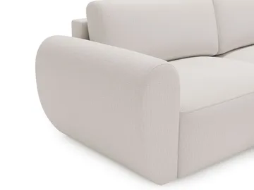 Osvar 3-sits Bäddsoffa med Divan Höger och Förvaring - Mörkbeige - Möbler - Soffa - Bäddsoffa