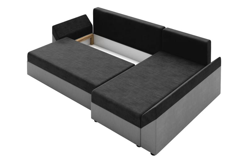 Ovadia 4-sits Bäddsoffa Höger - Grön - Bäddsoffa - Bäddsoffa divan - Sammetssoffa