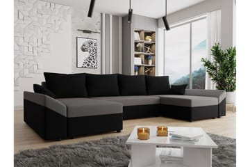 Ovadia 5-sits Bäddsoffa - Svart - Möbler - Soffa - Bäddsoffa
