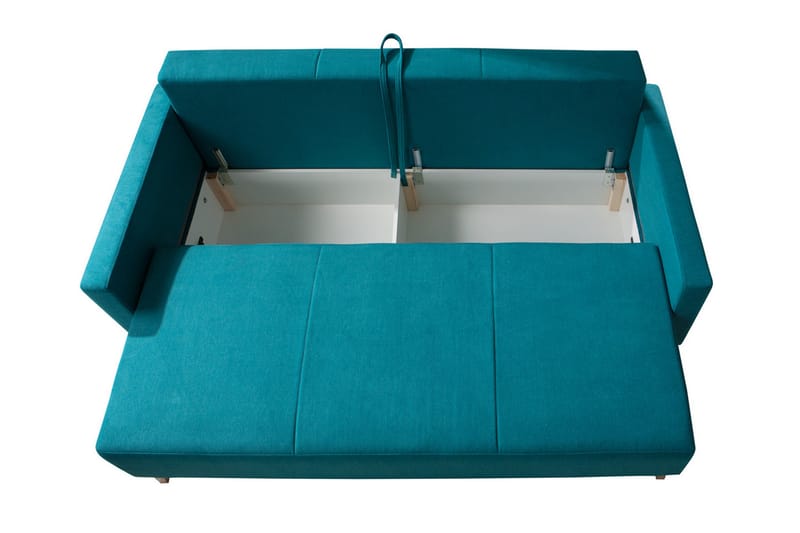 Oviedo Bäddsoffa 215x95x86 cm - Grå/Lila - Bäddsoffa - Bäddsoffa 3 sits